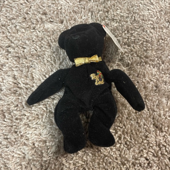 The End Bear Ty Beanie Baby - Picture 2 of 2